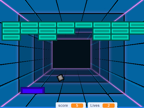 Neon Breakout Pong